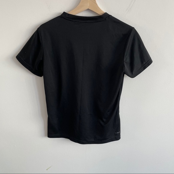 Adidas - Black Workout Short Sleeve Top - Picture 4 of 5